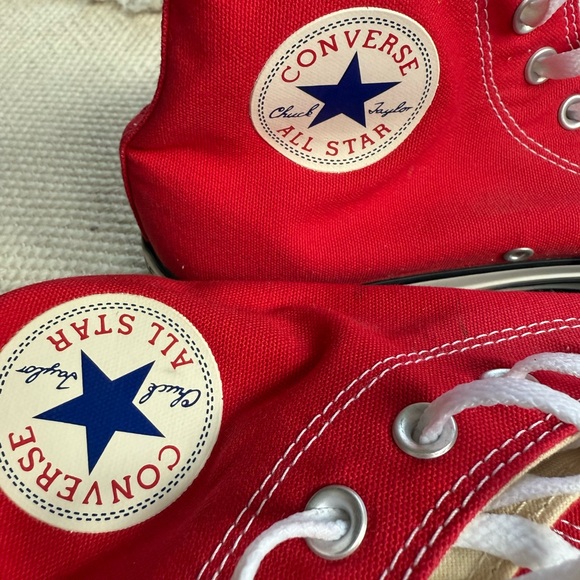 Converse Chuck Taylor All Star High Top Red men 12. Like new - Picture 3 of 10